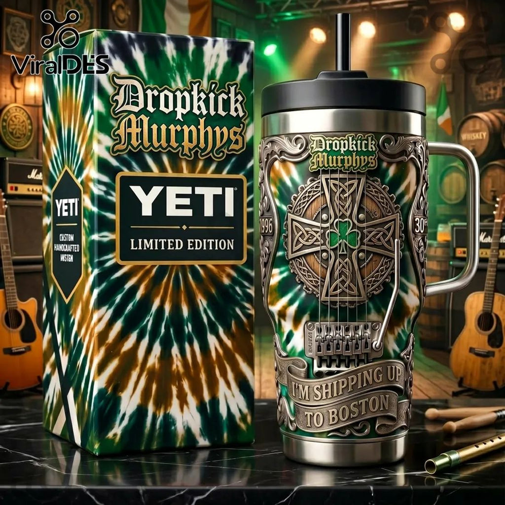 Dropkick Murphys Celtic Cross Irish Limited Edition Stanley Tumbler