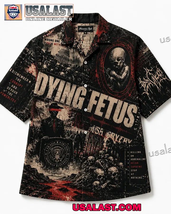 Dying Fetus Vintage Classic Hawaiian Shirt