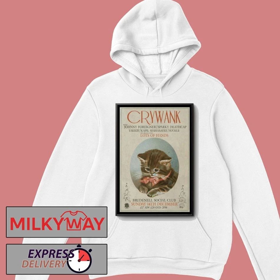 Crywank Dec 14 2025 Brudenell Social Club In Leeds UK Poster shirt