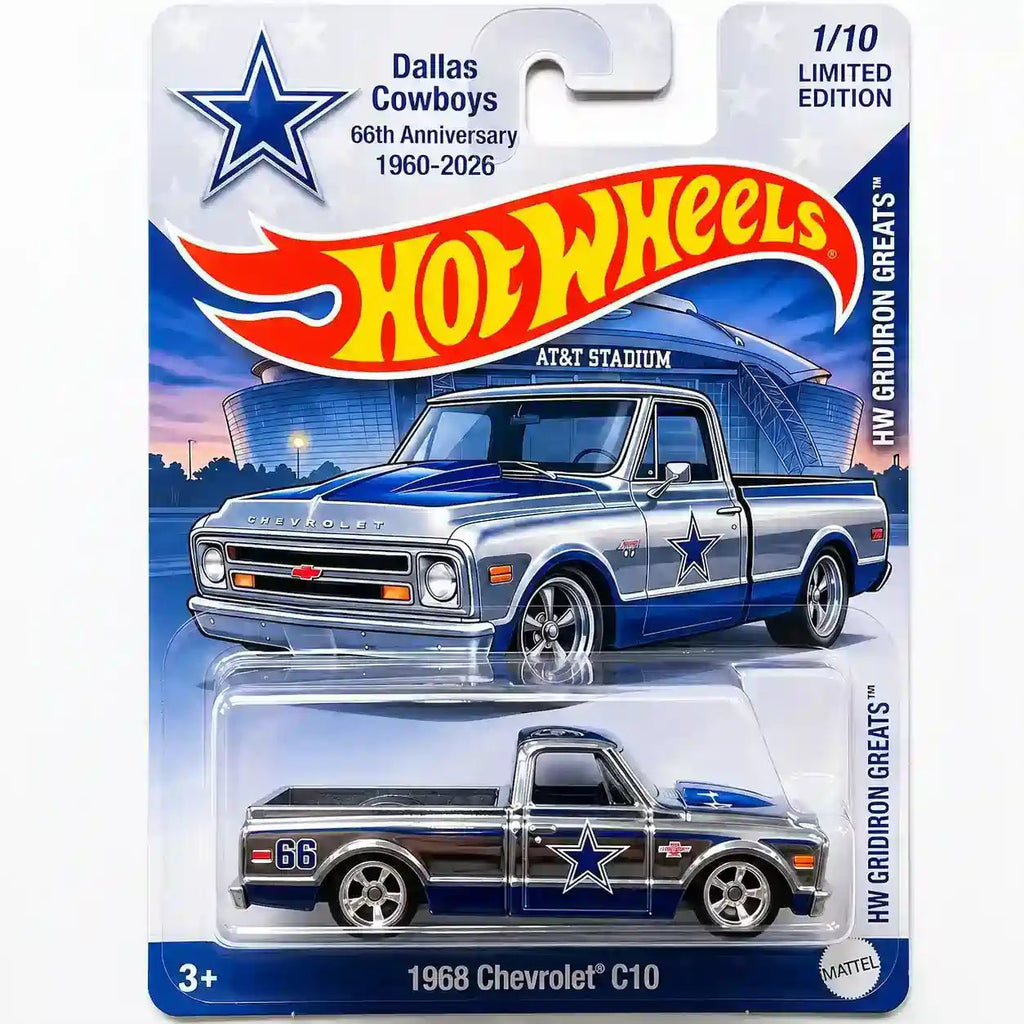 Wheels Dallas Cowboys 66th Anniversary 1968 Chevrolet C10 Model