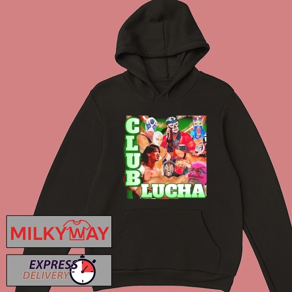 Club Lucha Wrestler Mask Collage Shirt Mexican Wrestling Shirt