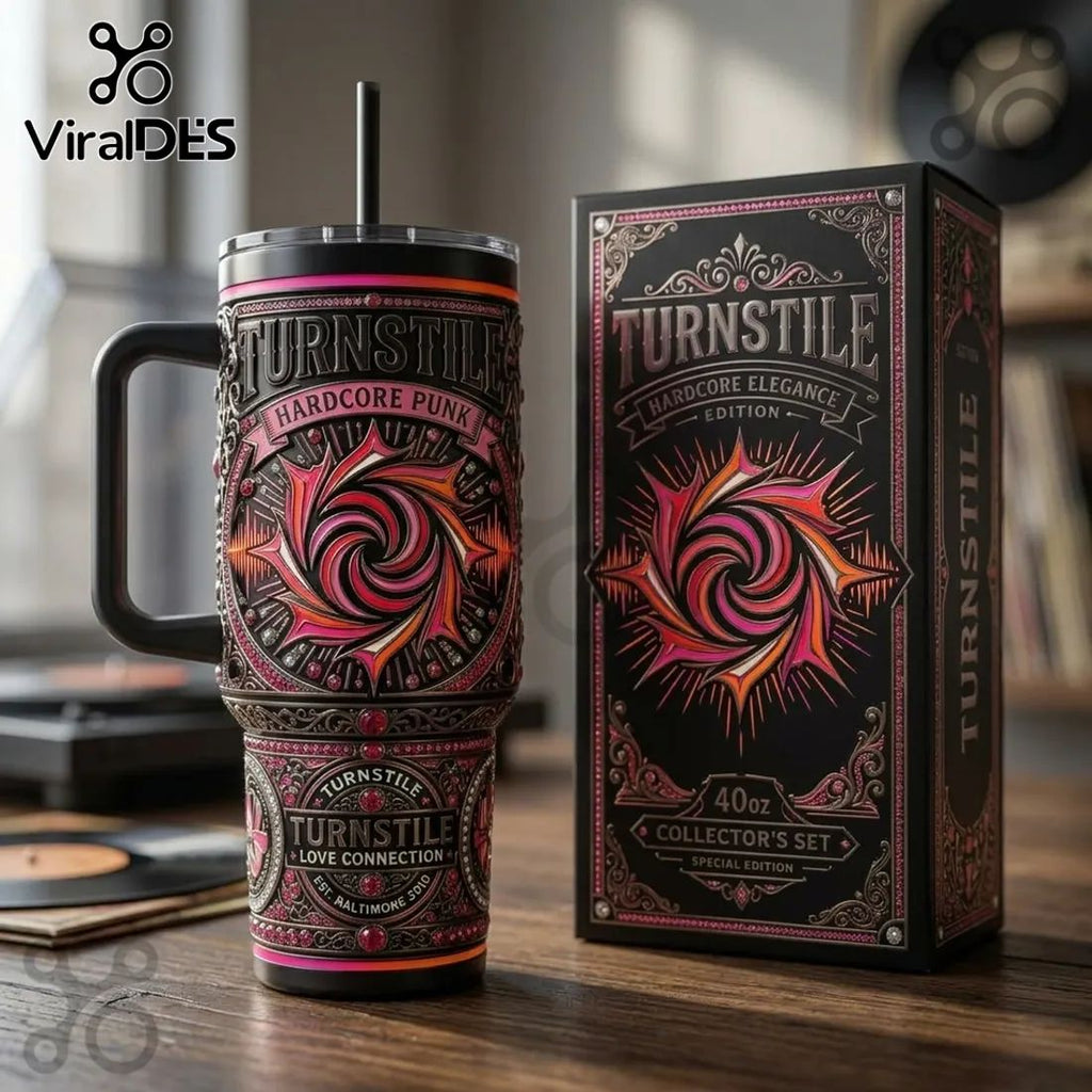 Turnstile Hardcore Punk Love Connection 40oz Stanley Tumbler