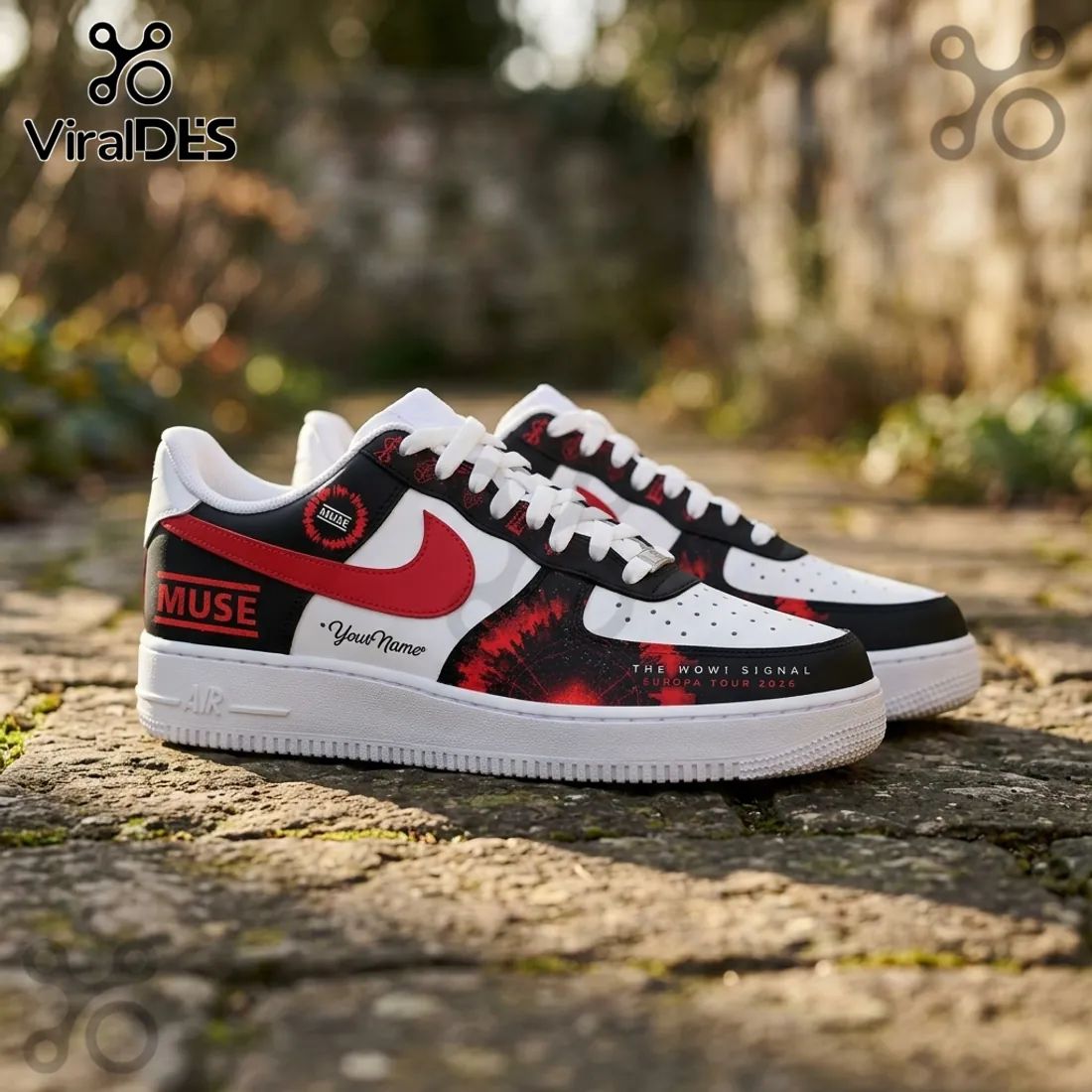 Muse x The Wow! Signal Europa Tour 2026 Custom Air Force 1 Sneakers