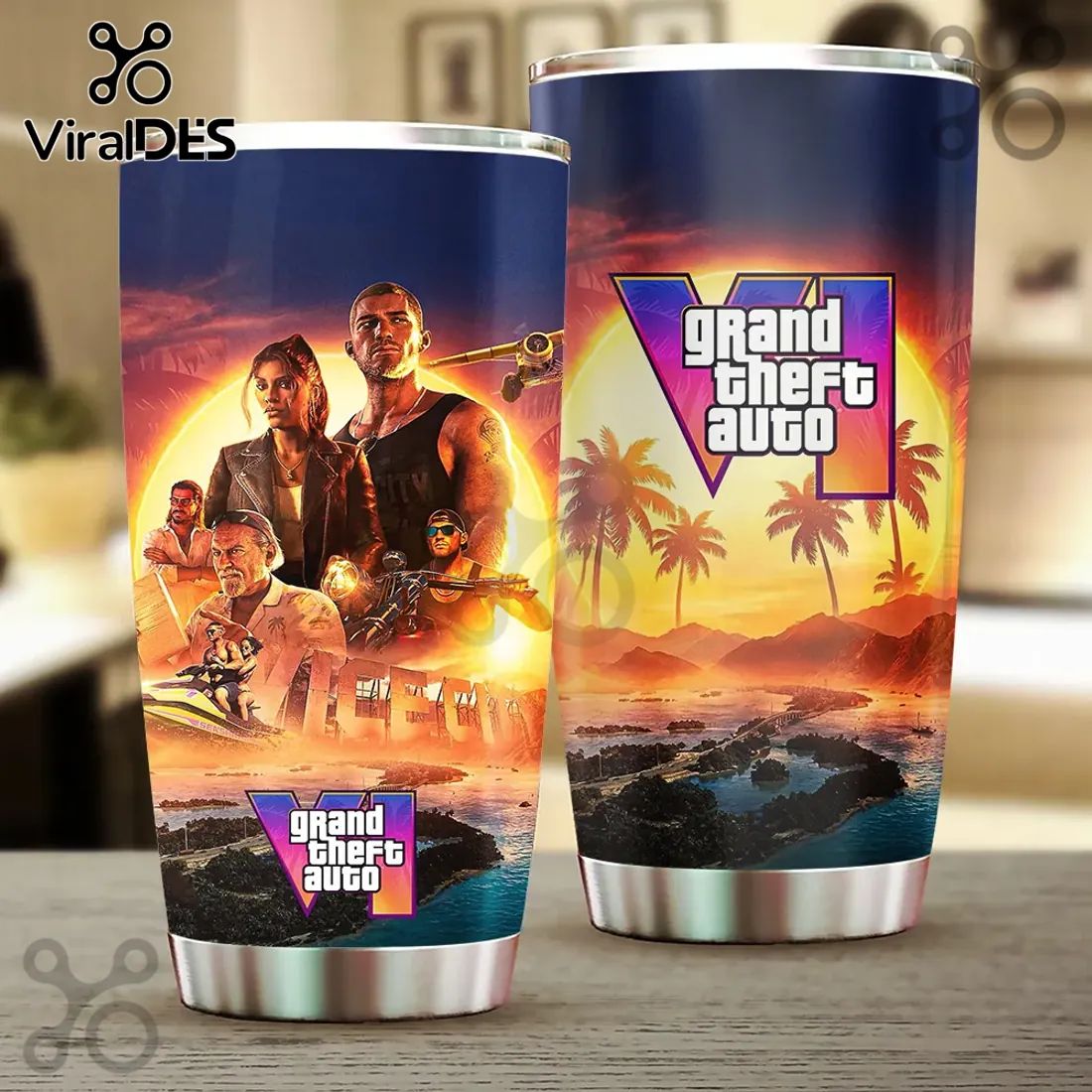 Grand Theft Auto VI Stainless Steel Tumbler