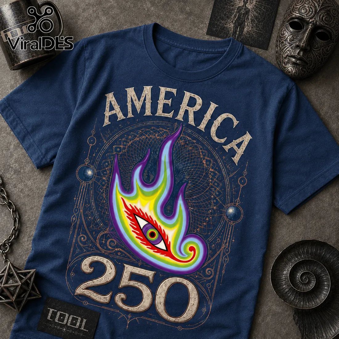 Tool Band America 250 Years 1776-2026 Anniversary Shirt