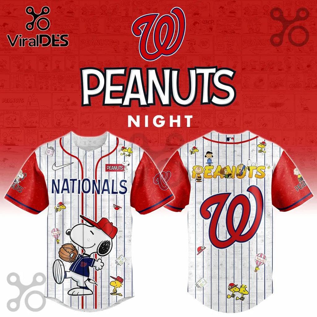 Peanuts x Washington Nationals Limited Edition Baseball Jersey