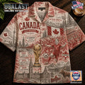 Canada World Cup 2026 Tropical Hawaiian Shirt