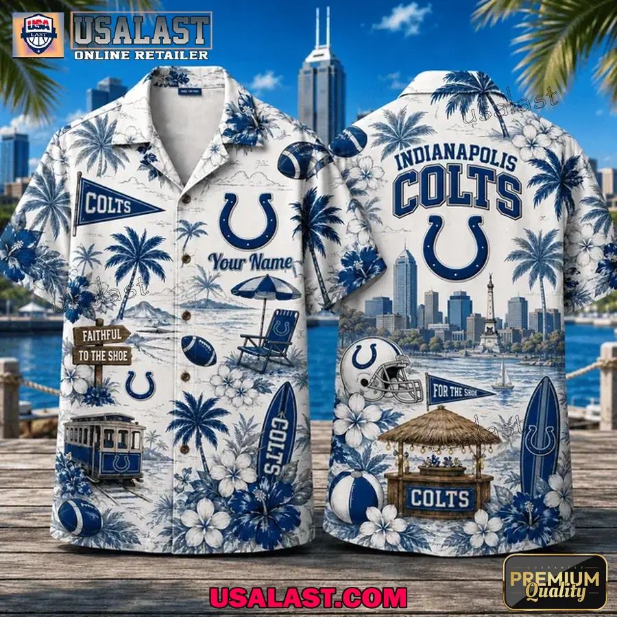 Indianapolis Colts Summer Vibes Custom Hawaiian Shirt