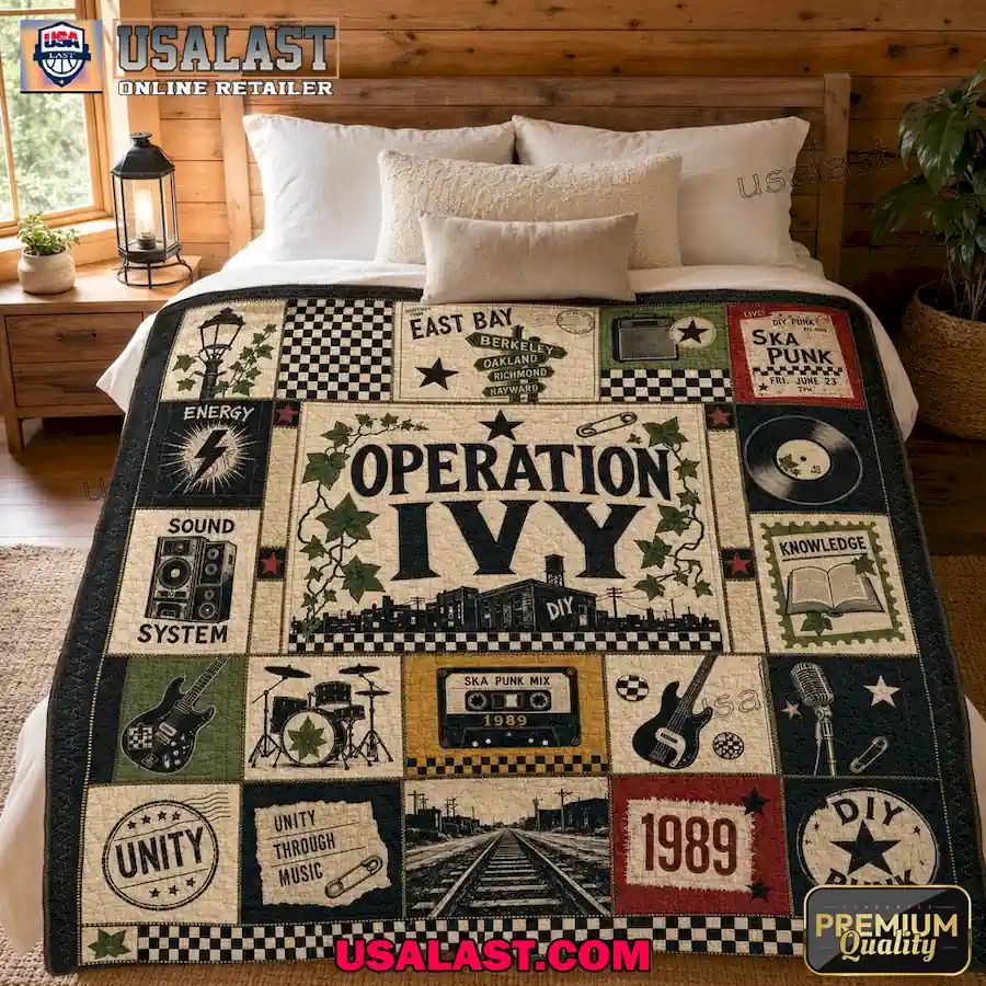 Operation Ivy Rock Band Premium Quilt Blanket