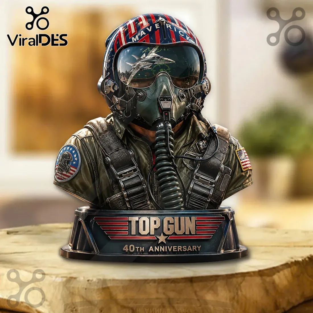 Gun Maverick 40th Anniversary Commemorative Acrylic Plaque
