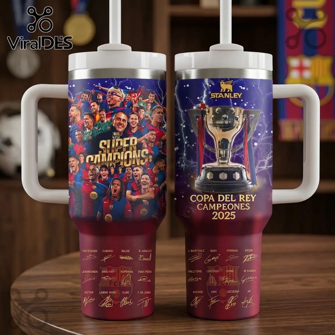 Stanley FC Barcelona Super Champions 40oz Tumbler
