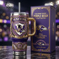 Baltimore Ravens Purple Reign Legacy Limited Edition 40oz Stanley Tumbler