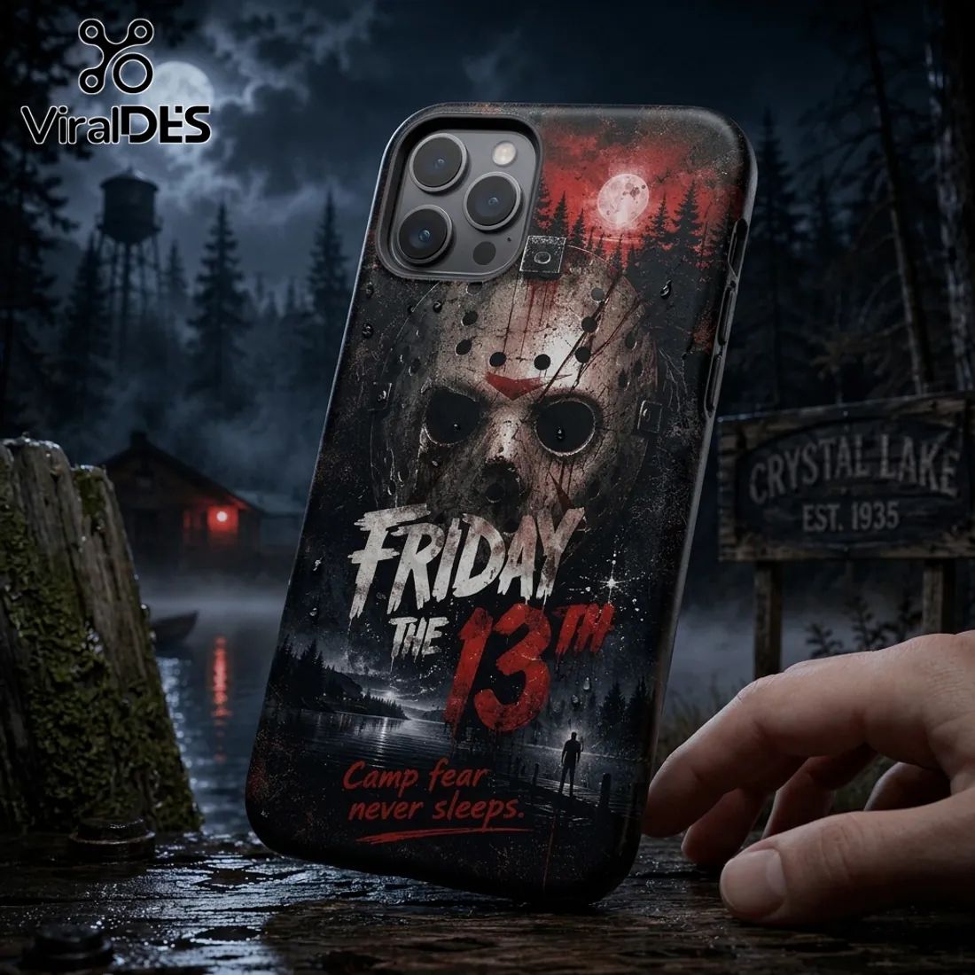 Friday The 13th Jason Hockey Mask Phone Case