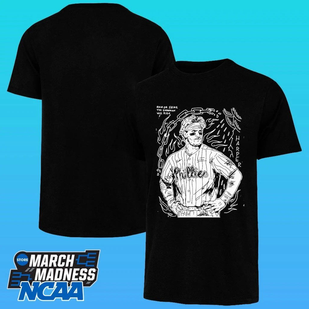Bryce Harper Rain Or Shine The Showman Will Rise Shirt