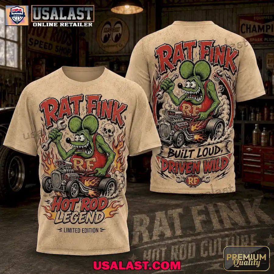 Rat Fink Hot Rod Legend Limited Edition 3D Shirt
