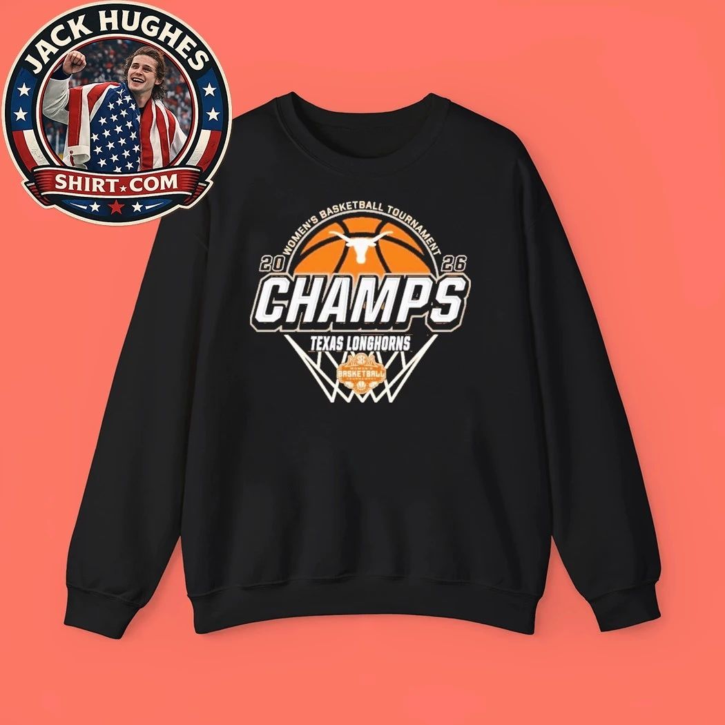 Texas Longhorns Women’s Basketball Tournament Champs 2026 Logo T-Shirt