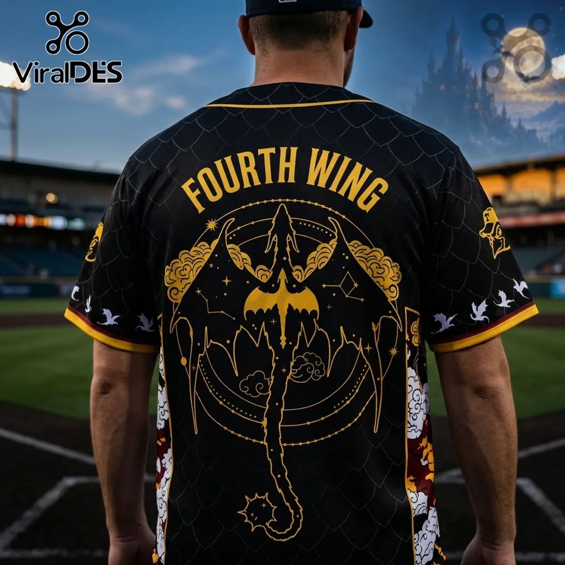 Toledo Mud Hens Fourth Wing 2026 Black Baseball Jersey