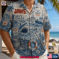 Jaws Movie Tropical Vibes Hawaiian Shirt