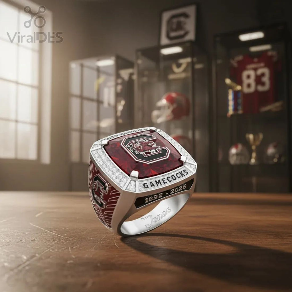 South Carolina Gamecocks Personalized 1892-2026 Custom Engraved Ring