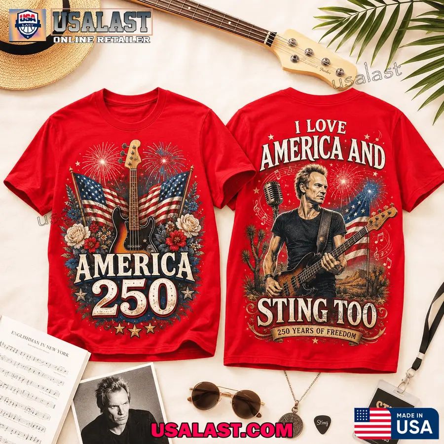 Sting US 250th Anniversary 3D Tee Shirt