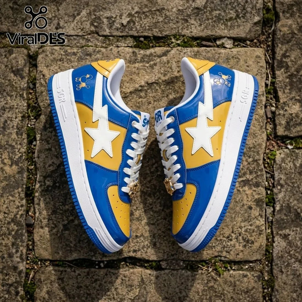 Sigma Gamma Rho 1922 Blue and Gold Air Force 1 Sneakers