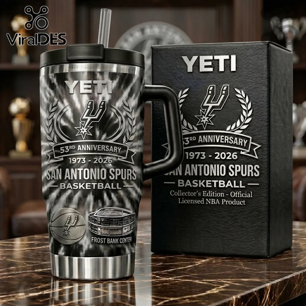 YETI x San Antonio Spurs 53rd Anniversary Stainless Steel Tumbler