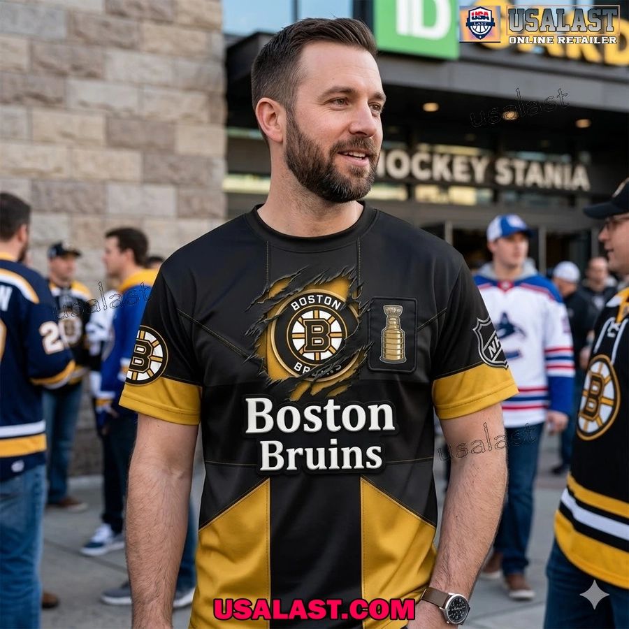 Boston Bruins Summer 2026 All Over Printed Shirt