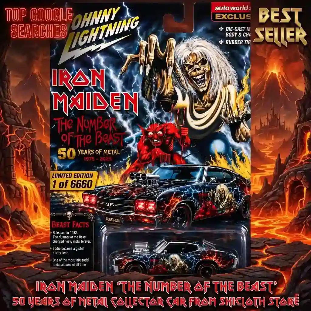Iron Maiden ‘The Number of the Beast’ 50 Years of Metal Collector Car