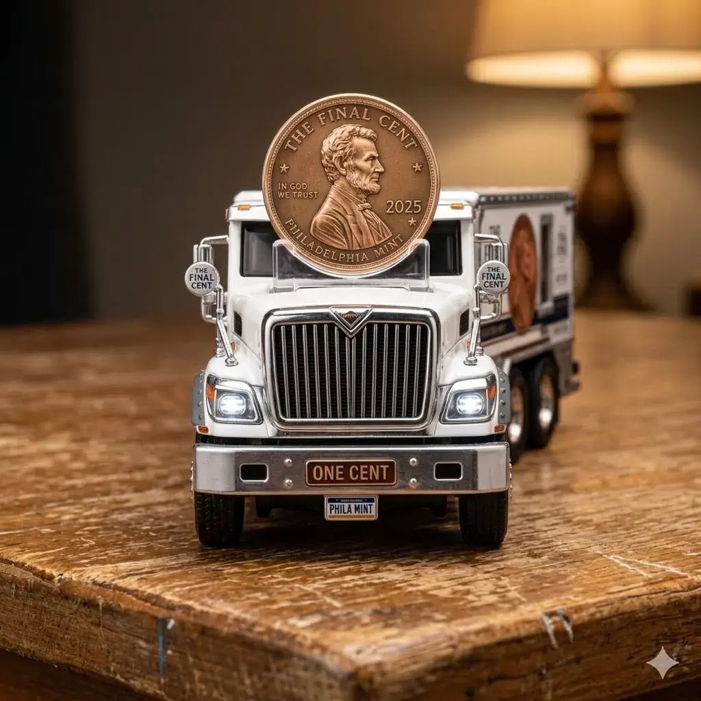 Wheels Philadelphia Mint Vault Hauler Final Cent Armored Coin Truck