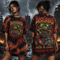 Disturbed Rat Hot Rod Premium Tie Dye T-Shirt