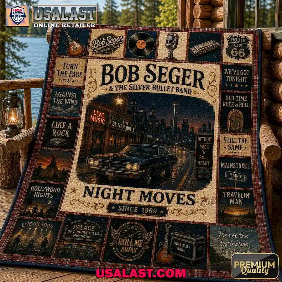 Bob Seger Night Moves Edition Quilt Blanket