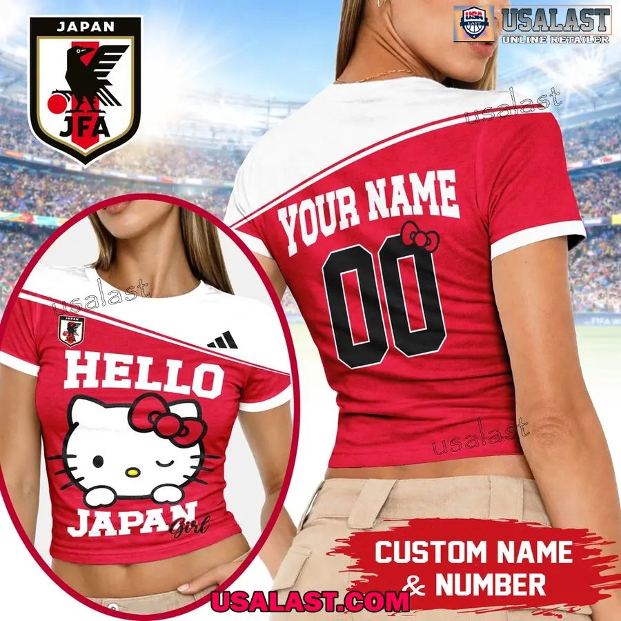 Personalized Japan World Cup 2026 Women Baby Tee