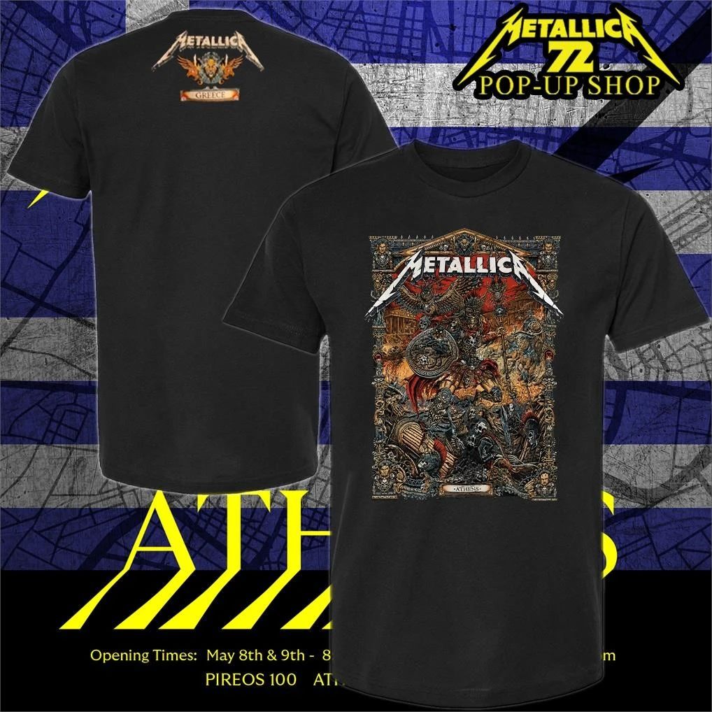 Metallica M72 World Tour at Olympic Stadium in Athens, Greece, on May 9, 2026 T-Shirt