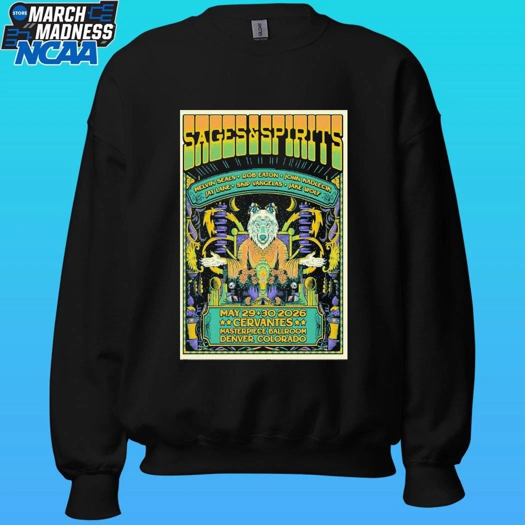 Sages And Spirits At Cervantes’ Masterpiece Ballroom On May 29-30 2026 Poster Shirt