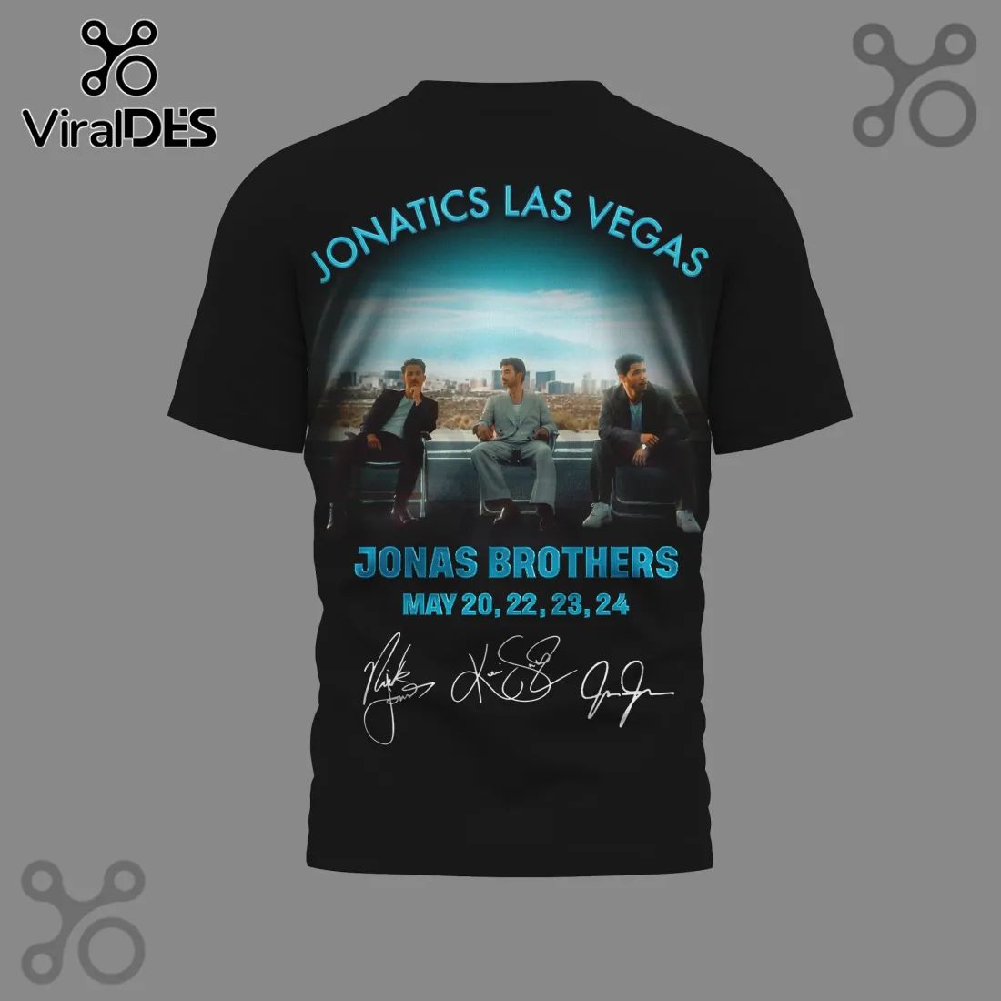 Jonas Brothers Las Vegas 2026 Jonatics Fan Commemorative Concert T-Shirt