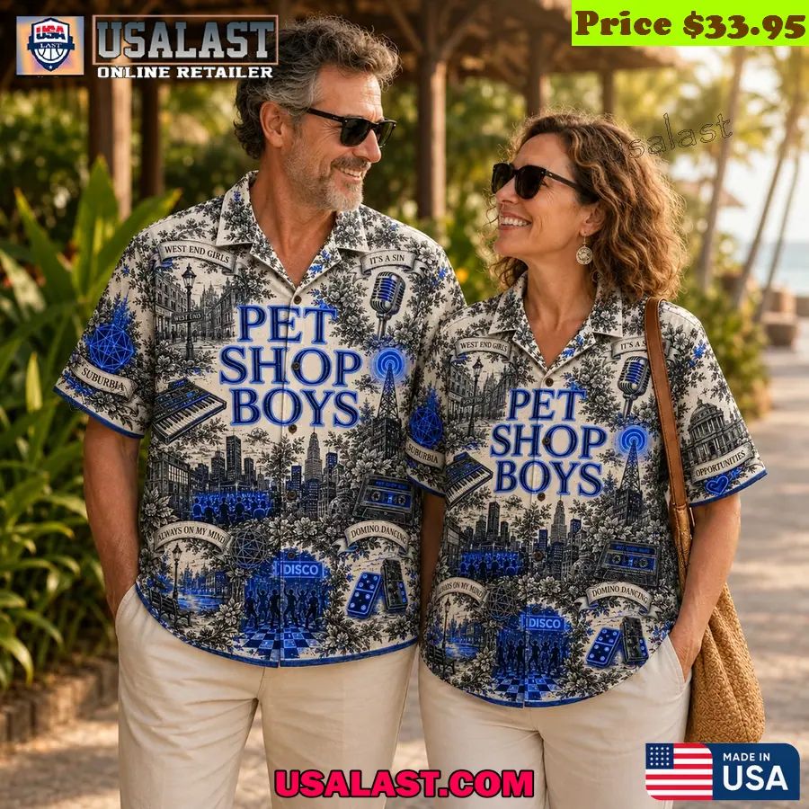 Pet Shop Boys Synth Pop Band Hawaiian Shirt