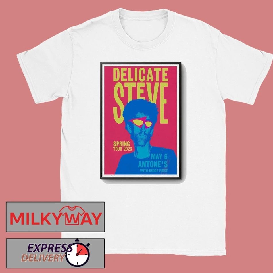 Poster Delicate Steve Texas, USA May 6 2026 Tour shirt