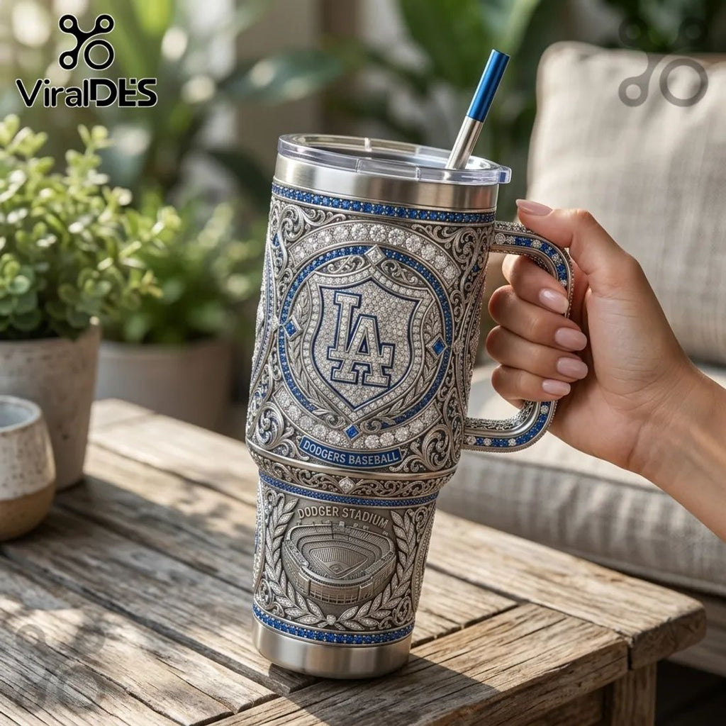 Los Angeles Dodgers Luxury Engraved 40oz Colossus Travel Mug