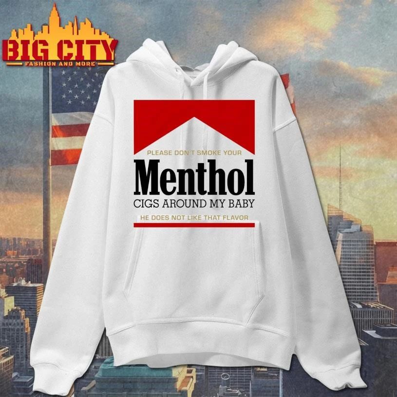 Please Don’t Smoke Your Menthol Cigs Around My Baby He Does Not Like That Flavor Red Shirt