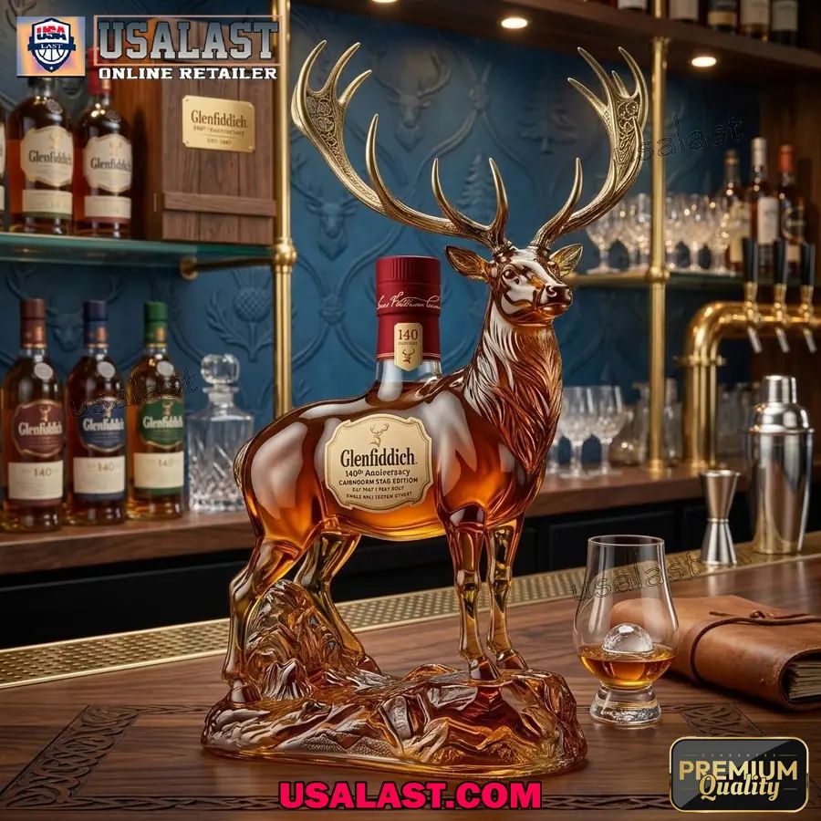 Glenfiddich 140th Anniversary Edition Stag Bottle