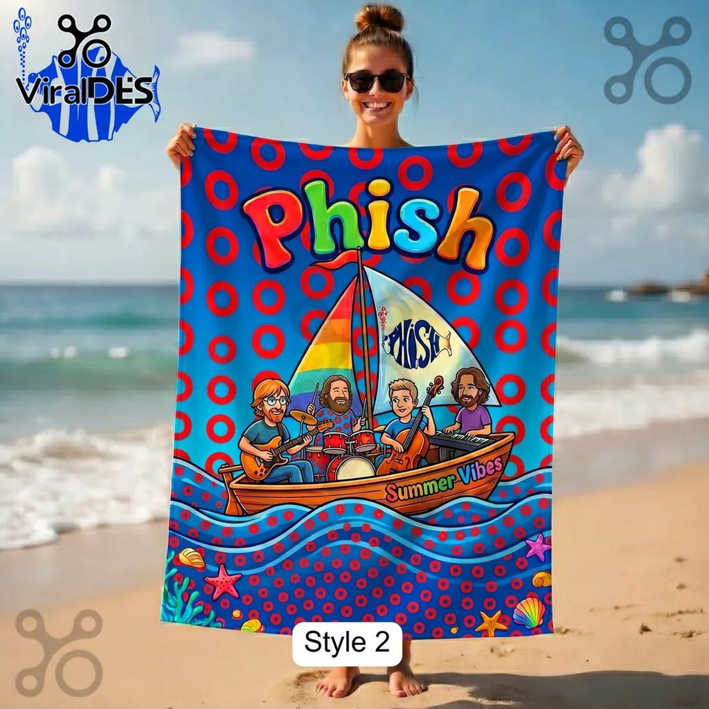 PHISH Summer Vibes Beach Towel