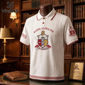 Kappa Alpha Psi 1911 Emblem White Polo Shirt