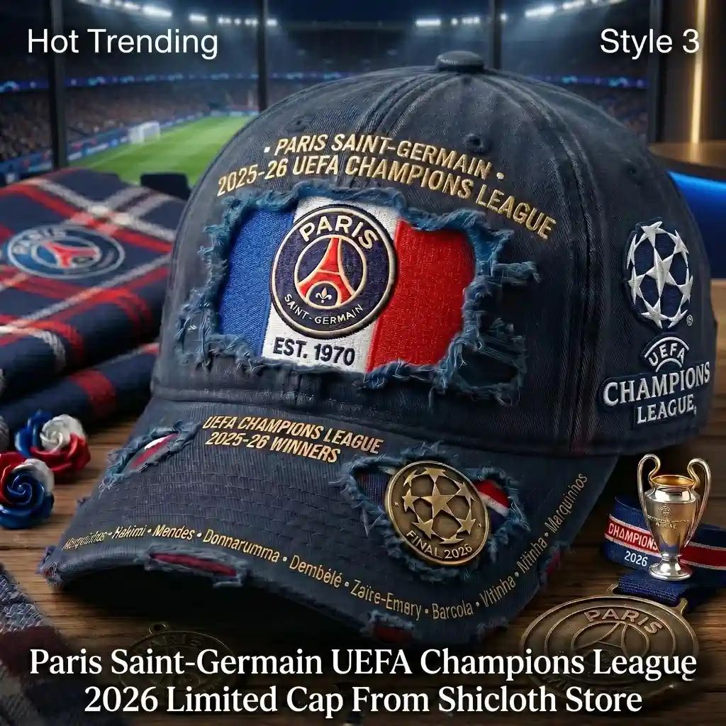Paris Saint-Germain UEFA Champions League 2026 Limited Cap
