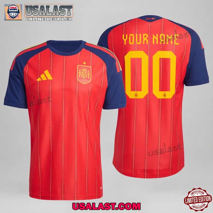Personalized Spain Home Kit World Cup 2026 Jersey Shirt