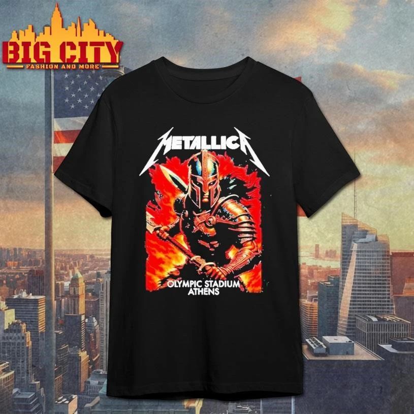 Metallica 2026 Tour M72 The Athens Warrior Olympic Stadium Athens Shirt