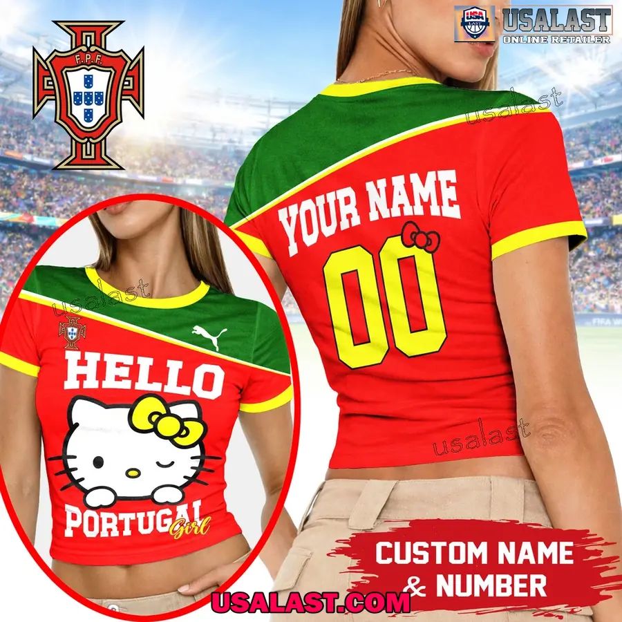 Personalized Portugal World Cup 2026 Women Baby Tee