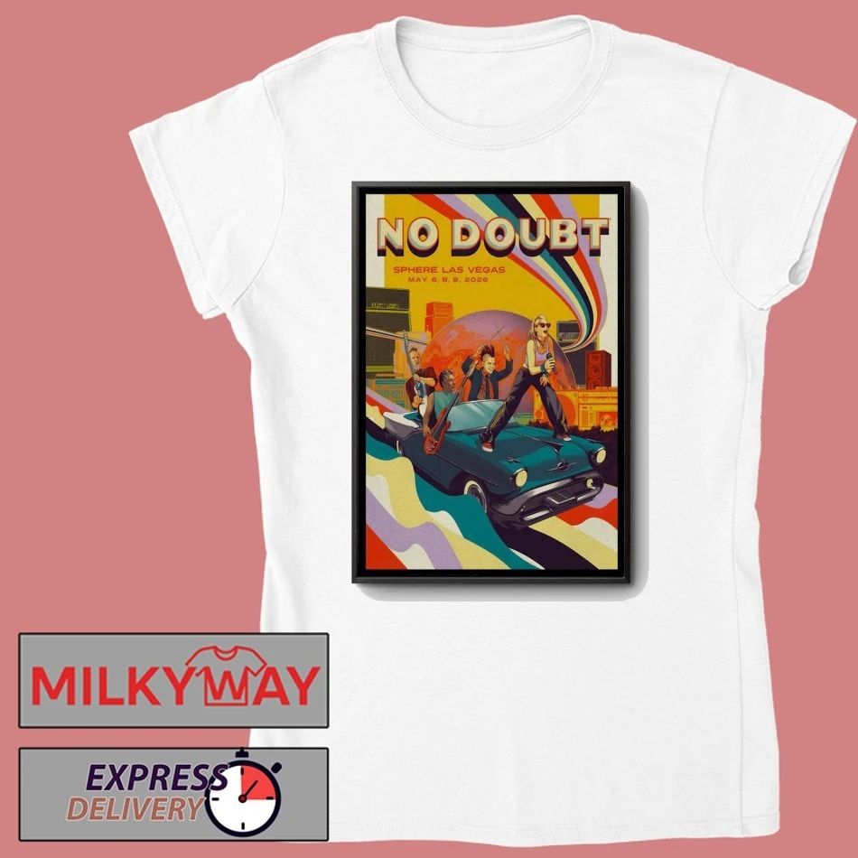 No Doubt Las Vegas NV May 6-9 2026 Poster shirt