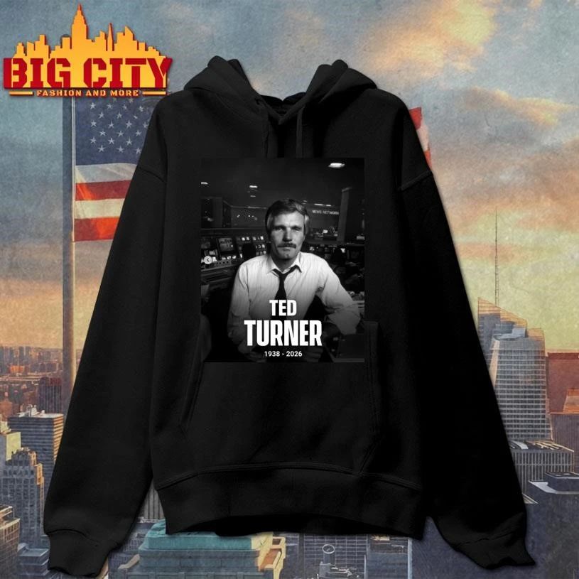 Ted Turner CNN 1938-2026 RIP Shirt