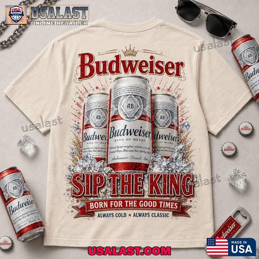Budweiser Sip The King 3D T-Shirt