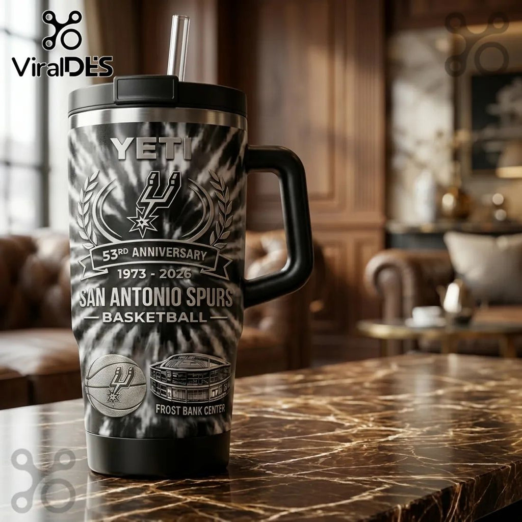 YETI x San Antonio Spurs 53rd Anniversary Stainless Steel Tumbler